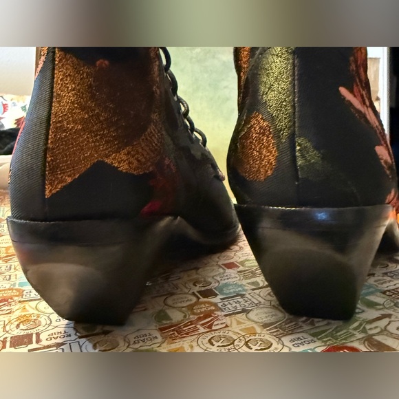 Jeffrey Campbell Embroidered Lace Up Boots - Picture 5 of 11